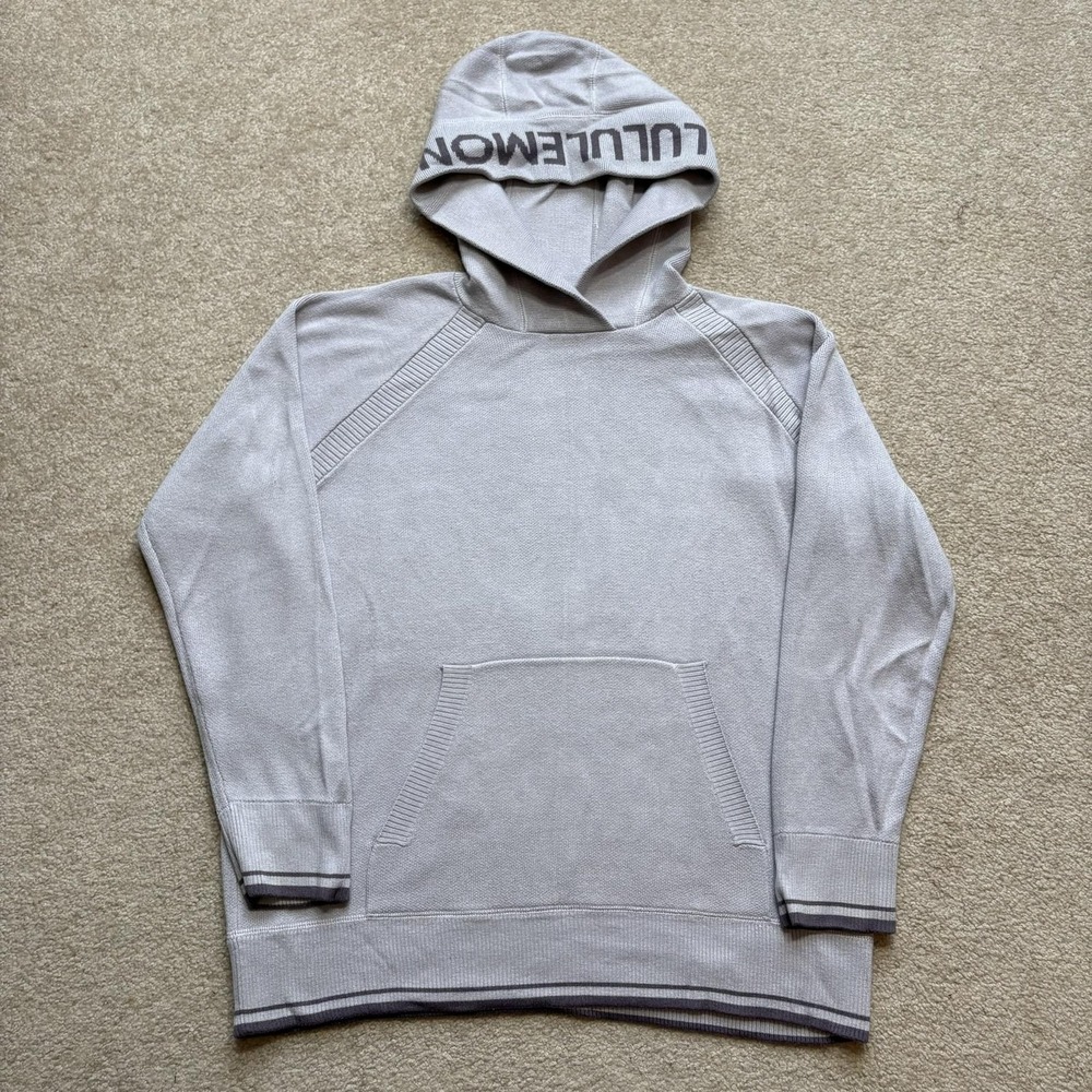 Lululemon Soothe Away Hoodie Sweatshirt‎ Large Stargaze/Graphite Purple Cashlu
